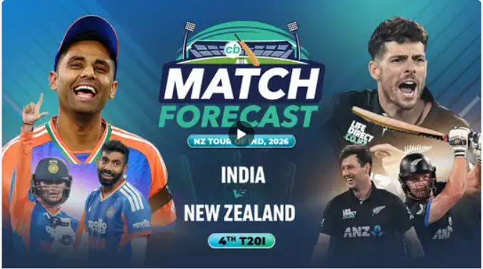 🏏 India vs New Zealand 4th T20I – Match Preview