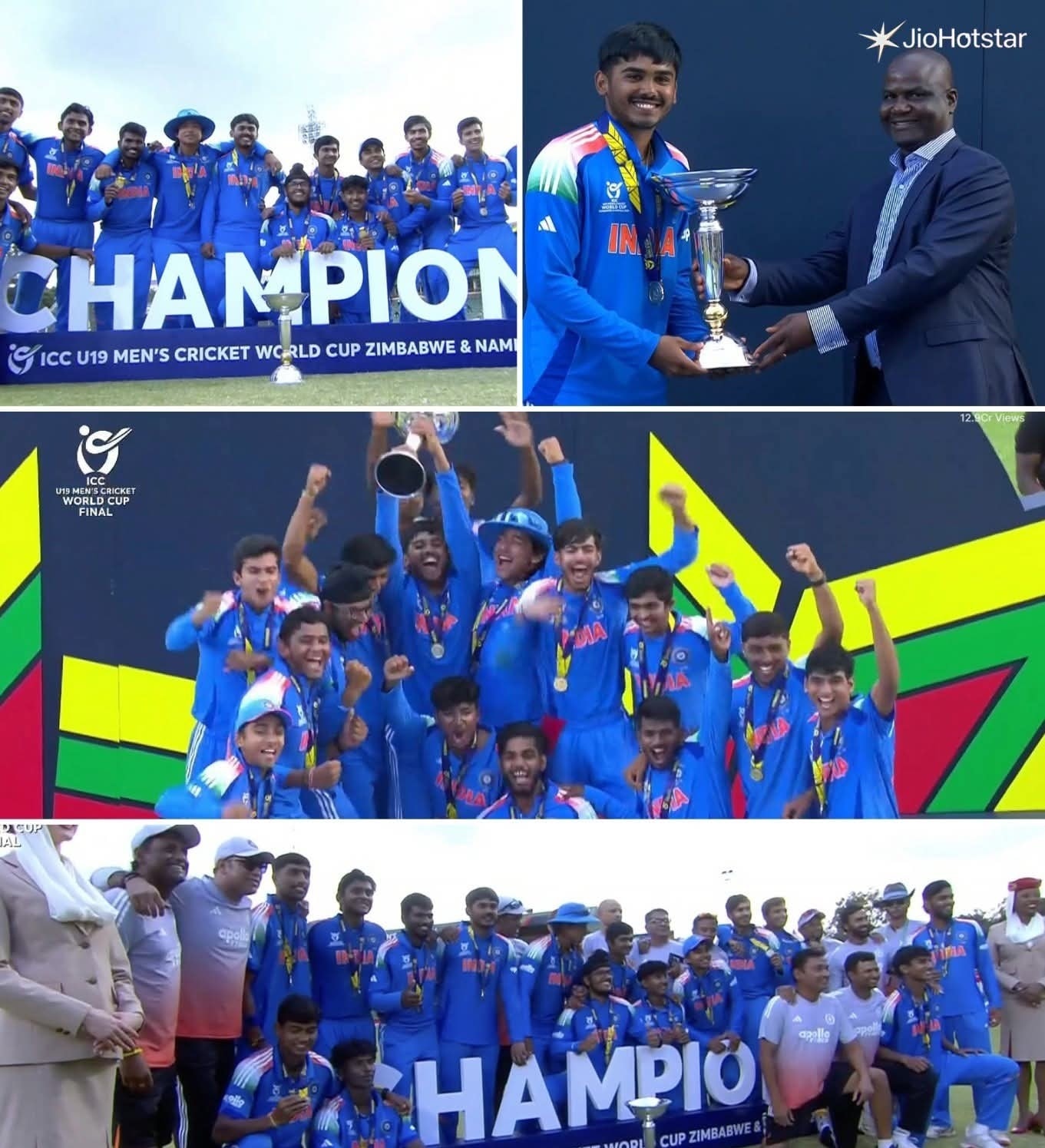 ICC U19 World Cup Records Set in 2026 Final: Highest Team Total & Fastest Century