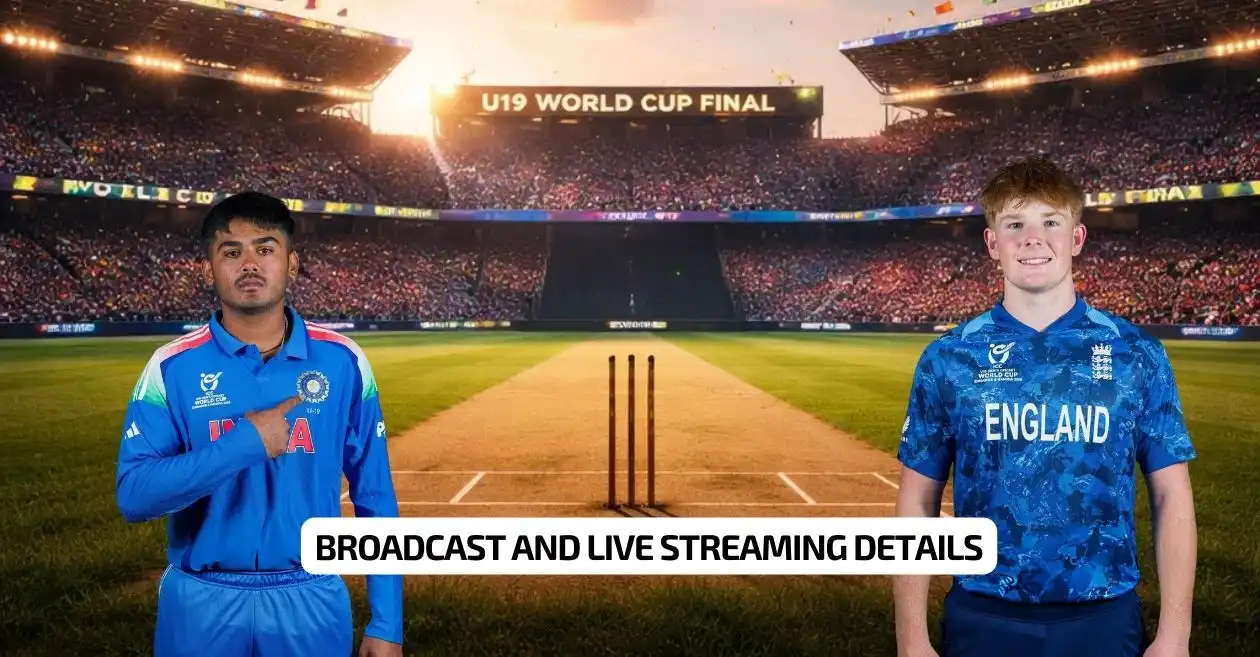 India vs England U19 World Cup 2026 Final: Live Score, Match Preview, Date, Time & Where to Watch