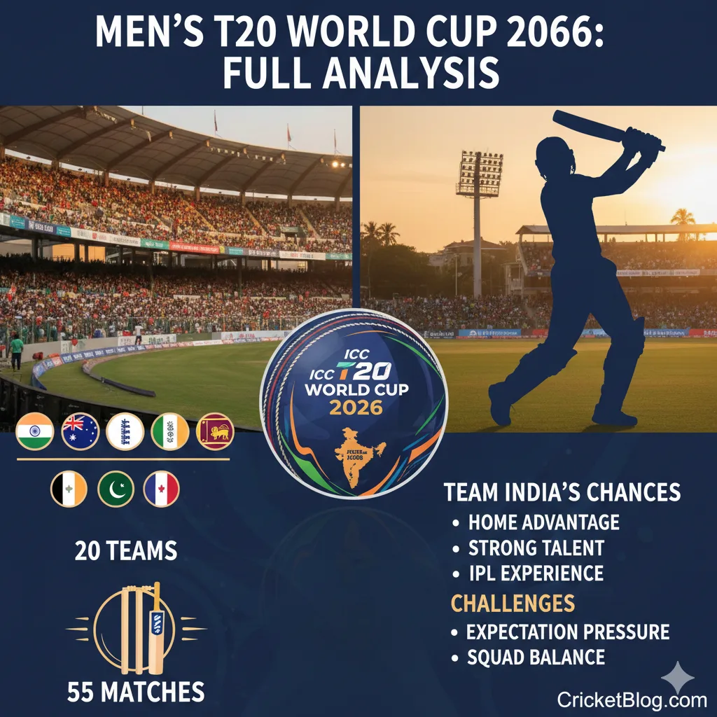 Men’s T20 World Cup 2026: The Most Explosive Cricket Festival Begins Soon, India Eye Historic Repeat