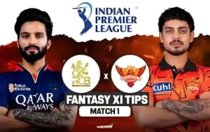 RCB vs SRH Match Preview IPL 2026 – Playing XI, Pitch Report & Match Prediction